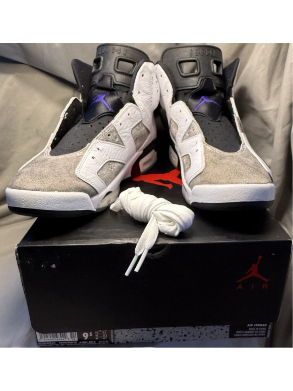 Air Jordan 6 Retro LTR Flint Gray Mens Size 9.5